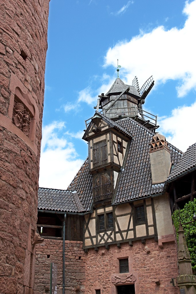 chateau koenigsbourg koenigsburg kasteel burcht hdr orschwiller elzas vogezen france frankrijk fort